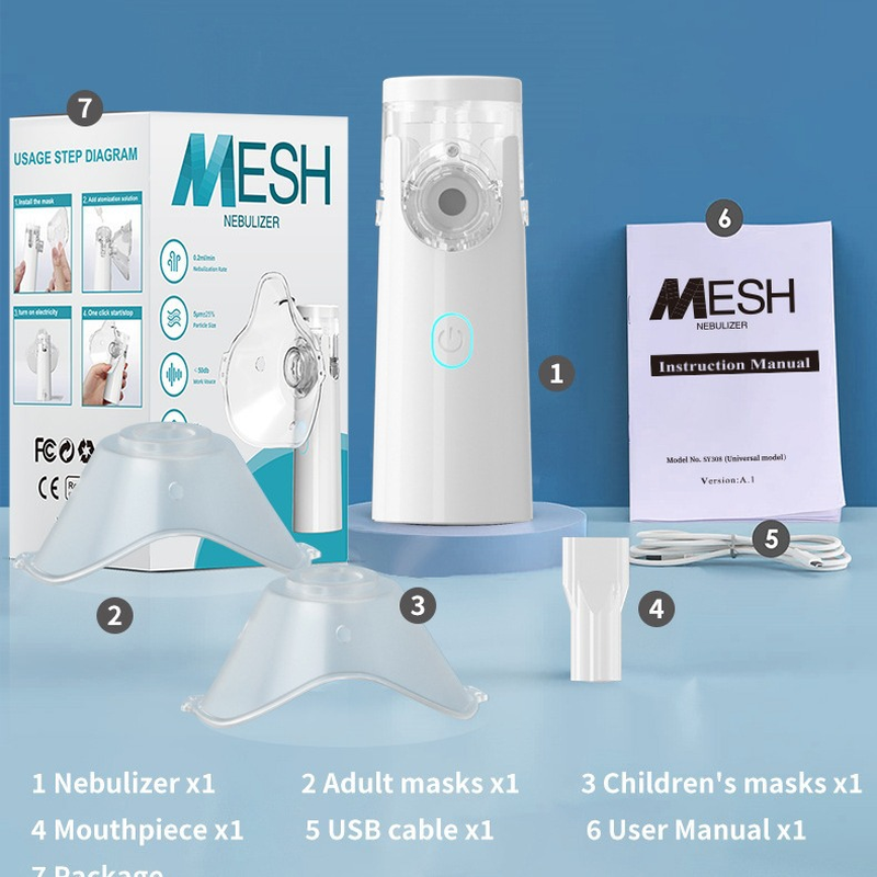 Portable Handheld Ultrasonic Nebulizer