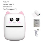 Mini Printer, Ink less Sticker Maker, Photo Journal Notes Memo