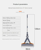 Premium Spong Mop Telescopic Stainless Steel Pipe & Extra Sponge for Efficient Home Cleaning